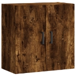 Armadietto a Muro Rovere Fumo 60x31x60 cm in Legno Multistrato