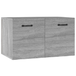 Armadietto a Muro Grigio Sonoma 60x36,5x35 cm Legno Multistrato