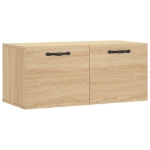 Mobile a Parete Rovere Sonoma 80x36,5x35 cm Legno Multistrato