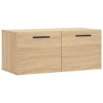 Mobile a Parete Rovere Sonoma 80x36,5x35 cm Legno Multistrato