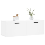 Mobile a Parete Bianco 100x36,5x35 cm in Legno Multistrato