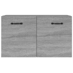 Armadietto a Muro Grigio Sonoma 60x36,5x35 cm Legno Multistrato