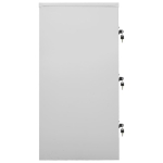 Armadietto a Chiave Grigio Chiaro e Verde 90x45x92,5 cm Acciaio