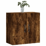 Armadietto a Muro Rovere Fumo 60x31x60 cm in Legno Multistrato