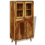 Credenza in Legno di Sheesham 90x40x175 cm