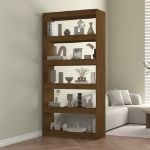 Libreria/Divisorio Miele 80x30x167,4 cm Legno Massello di Pino