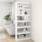 Libreria/Divisorio Bianco 80x30x198 cm in Truciolato