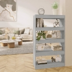 Libreria/Divisorio Grigio Sonoma 80x30x135 cm in Truciolato