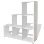 Libreria Scalare / Scaffale Espositore 107 cm Bianco