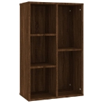 Libreria/Credenza Rovere Marrone 50x25x80 cm Legno Multistrato