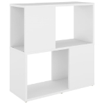 Libreria Bianca 60x24x63 cm in Legno Multistrato