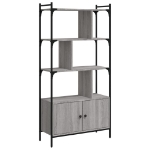 Libreria Ante Grigio Sonoma 76,5x30x154,5 cm Legno Multistrato