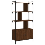 Libreria Ante Rovere Marrone 76,5x30x154,5 cm Legno Multistrato