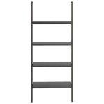 Scaffale Pendente a 4 Livelli Nero 64x35x152,5 cm