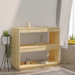 Libreria 80x35x71 cm in Legno Massello di Pino