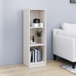 Libreria/Divisorio Bianco 36x33x110 cm Legno Massello di Pino