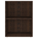 Libreria in Legno Multistrato 60x31x78 cm Rovere Fumo