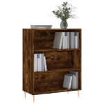 Libreria Rovere Fumo 69,5x32,5x90 cm in Legno Multistrato