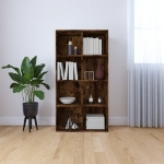 Libreria/Credenza Rovere Fumo 66x30x130 cm in Legno Multistrato