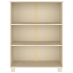 Libreria HAMAR Miele 85x35x112 cm in Legno Massello di Pino