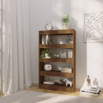 Libreria/Divisorio Rovere Marrone 80x30x135 cm in Truciolato