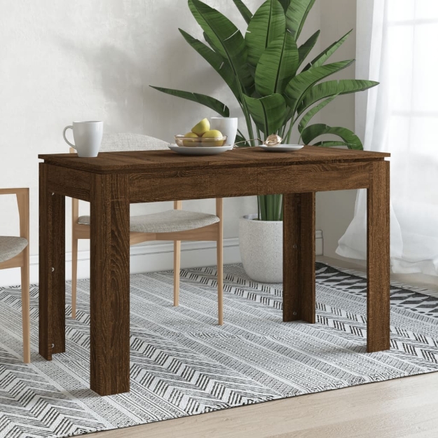 Tavolo da Pranzo Rovere Marrone 120x60x76 cm Legno Multistrato