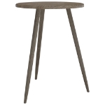 Tavolo da Bistrot Grigio Ø60x76 cm in MDF e Ferro