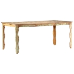 Tavolo da Pranzo 180x90x76 cm in Legno Massello di Recupero