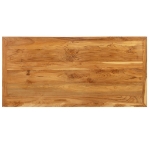 Tavolo da Bar Teak in Massello Rigenerato 120x58x106 cm