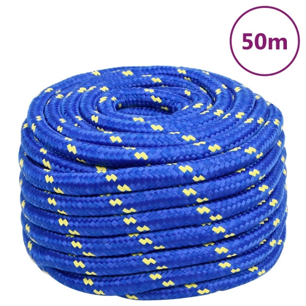 Corda Nautica Blu 20 mm 50 m in Polipropilene