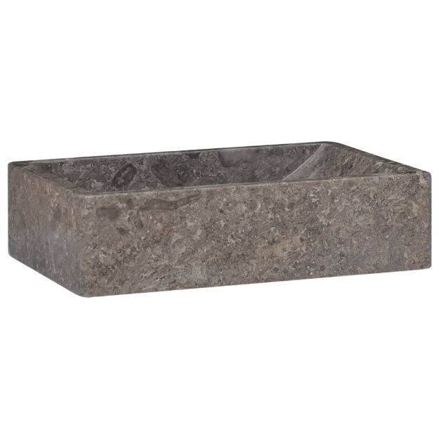 Lavello 45x30x12 cm Marmo Lucido Grigio