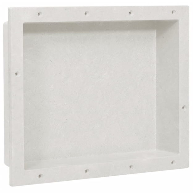 Nicchia da Doccia in Bianco Opaco 41x51x10 cm