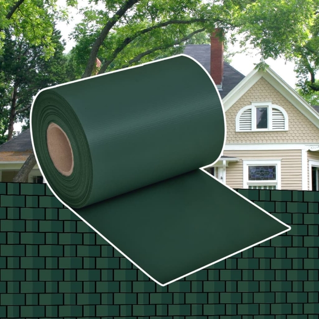 Recinzione Frangivento da Giardino PVC 70x0,19 m Verde