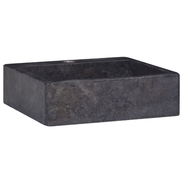 Lavandino Nero 40x40x12 cm in Marmo