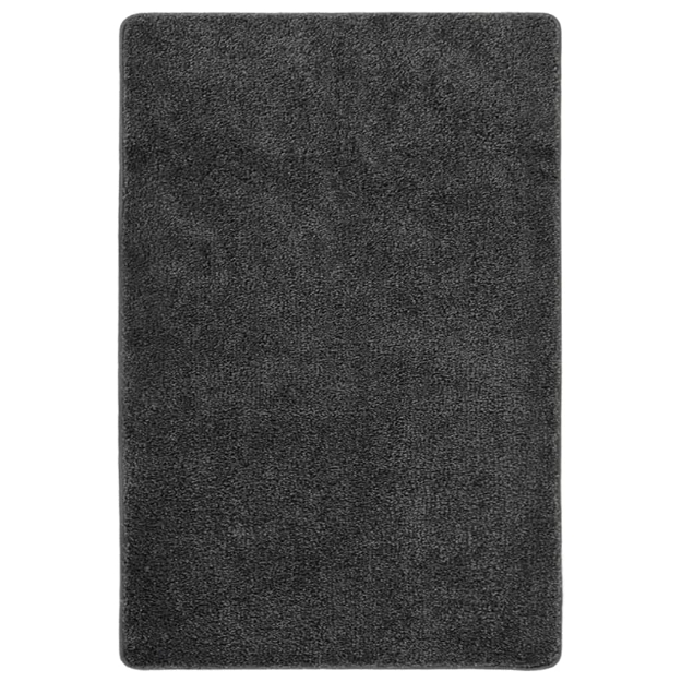 Tappeto Shaggy Grigio Scuro 140x200 cm Antiscivolo