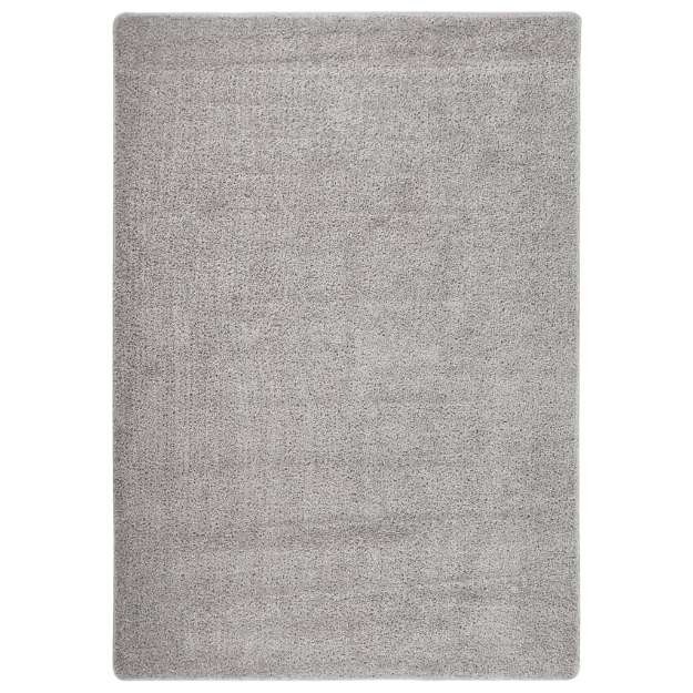 Tappeto Shaggy Grigio Chiaro 160x230 cm Antiscivolo