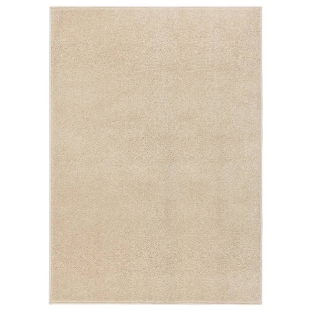 Tappeto a Pelo Corto 140x200 cm Beige