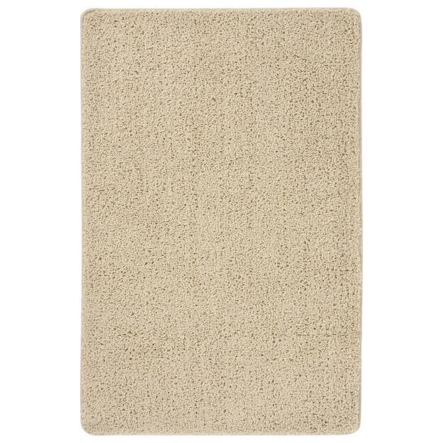 Tappeto Shaggy Crema 200x290 cm Antiscivolo