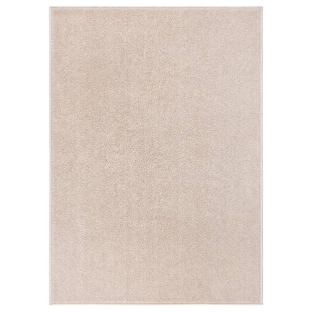 Tappeto a Pelo Corto 120x170 cm Beige Scuro