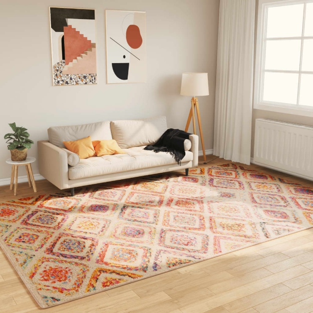 Tappeto Lavabile Multicolore 190x300 cm Antiscivolo