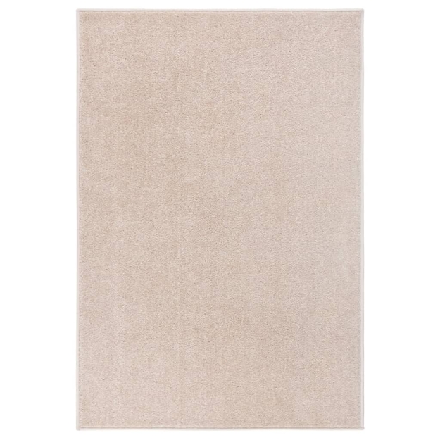 Tappeto a Pelo Corto 160x230 cm Beige Scuro