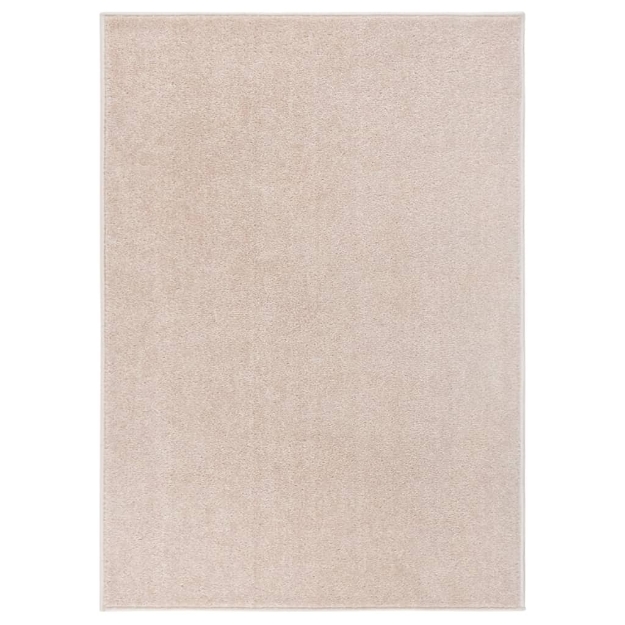 Tappeto a Pelo Corto 240x340 cm Beige Scuro