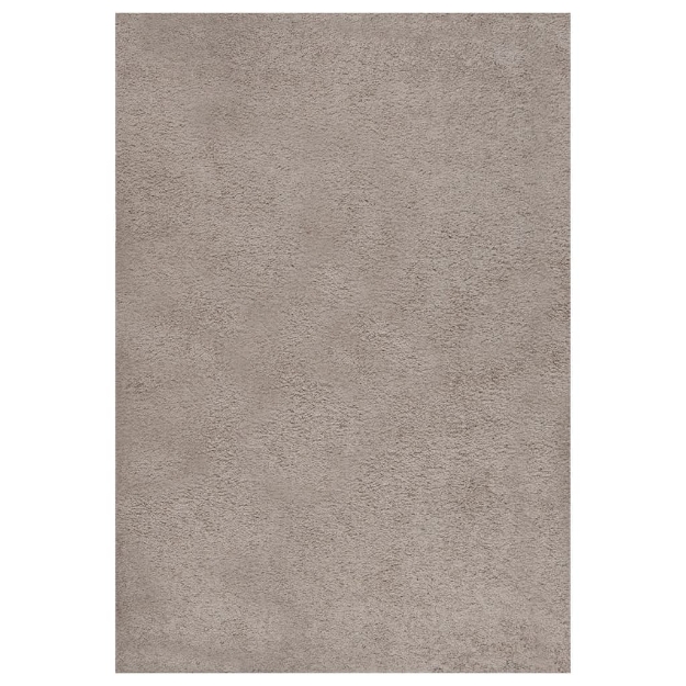 Tappeto Shaggy a Pelo Alto Beige 160x230 cm