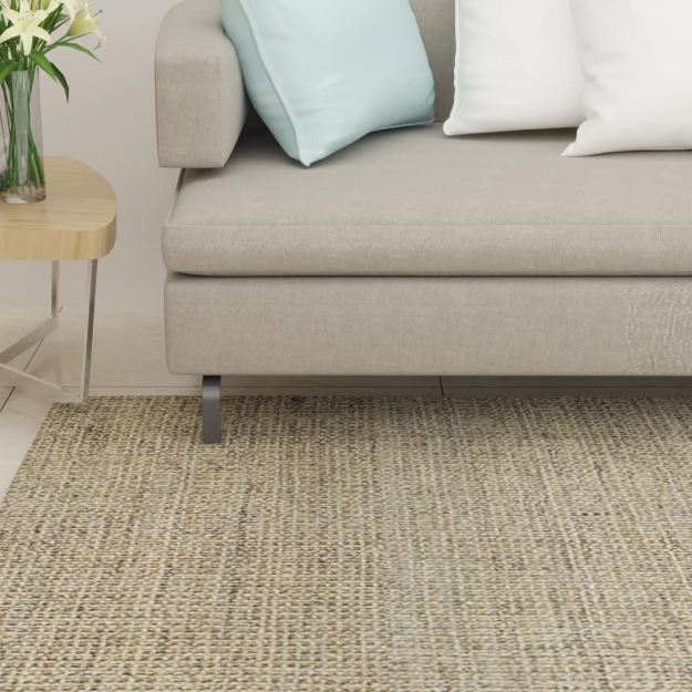 Tappeto in Sisal Naturale 80x250 cm Verde