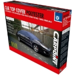 Carpoint Copertura Superiore per Auto in Poliestere M 248x160x33cm Blu