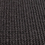 Tappeto in Sisal per Tiragraffi Nero 66x350 cm