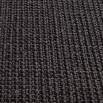 Tappeto in Sisal per Tiragraffi Nero 80x350 cm