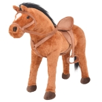 Cavallo in Peluche in Piedi Marrone