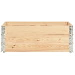 Collari per Pallet 3 pz 50x150 cm in Legno Massello di Pino