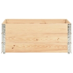 Collari per Pallet 3 pz 100x150 cm in Legno Massello di Pino